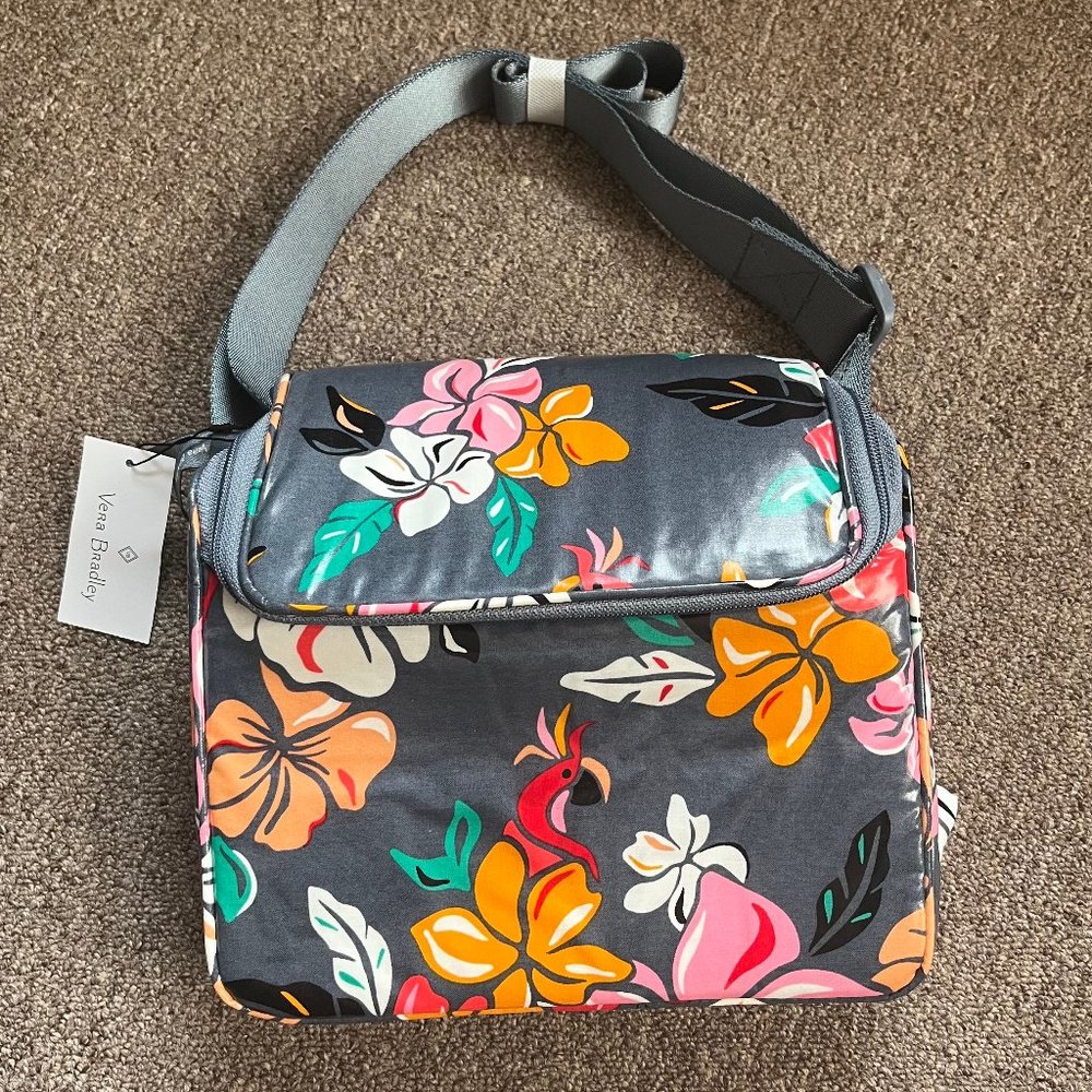 Vera Bradley "Stay Cooler" lunchbox/cooler in coastal paradise